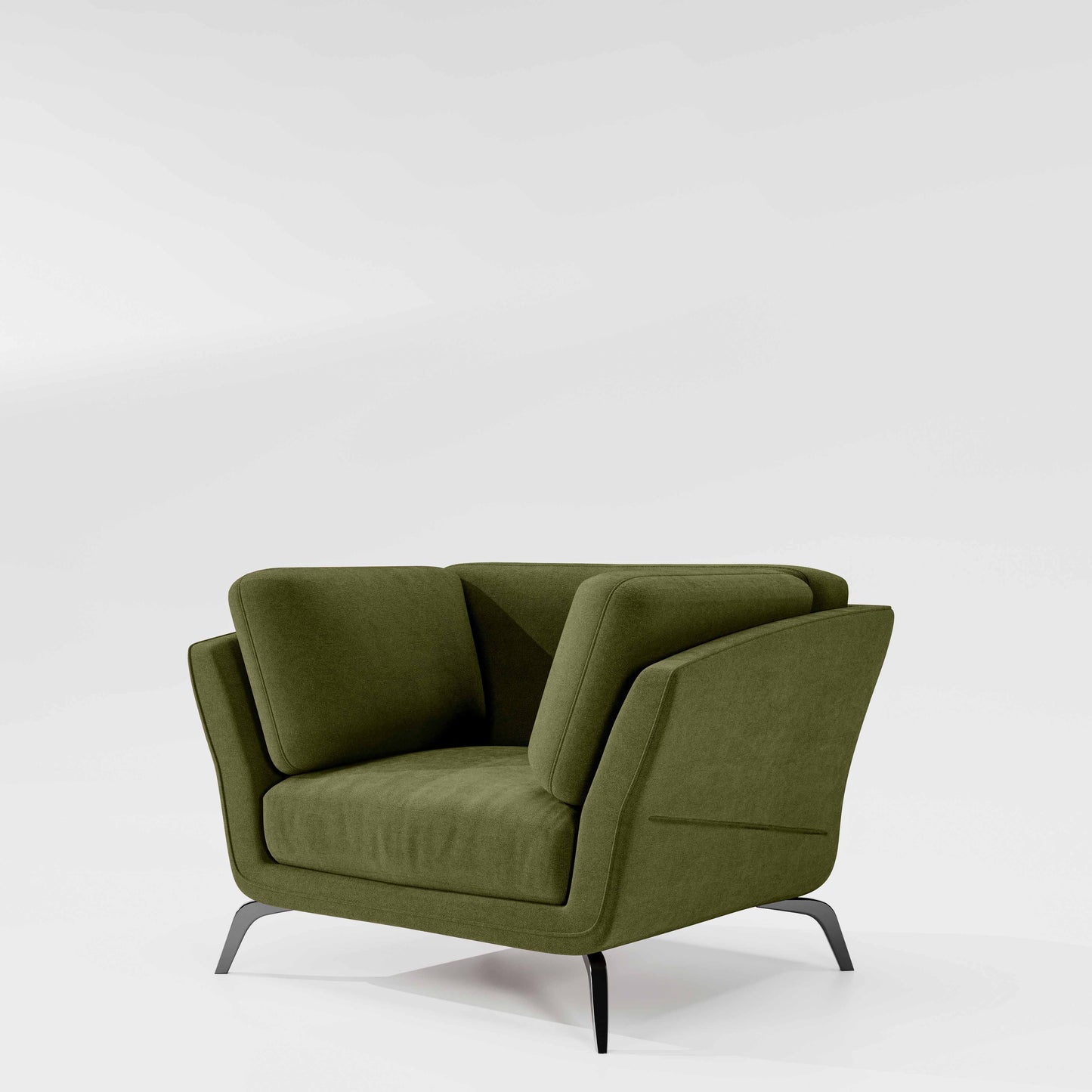 Symphony 1 Seater Water & Stain Repellent Fabric - Sage Green