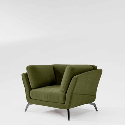 Symphony 1 Seater Water & Stain Repellent Fabric - Sage Green