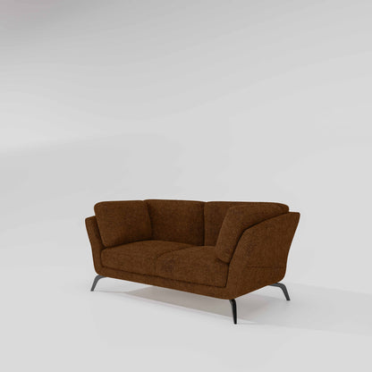 Symphony 2 Seater Boucle Fabric - Caramel
