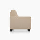 Ease Fabric Sofa | 1 seater | Beige |  Duroflex Furniture
