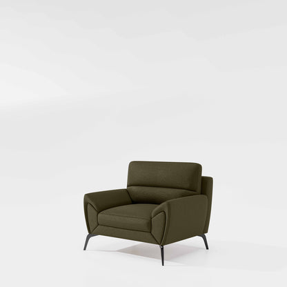 Octave 1 Seater Seater-Suede fabric - Avocado