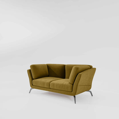 Symphony 2 Seater Water & Stain Repellent Fabric - Honey