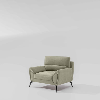 Octave 1 Seater Seater-Water & Stain Repellent Fabric - Pistachio shell