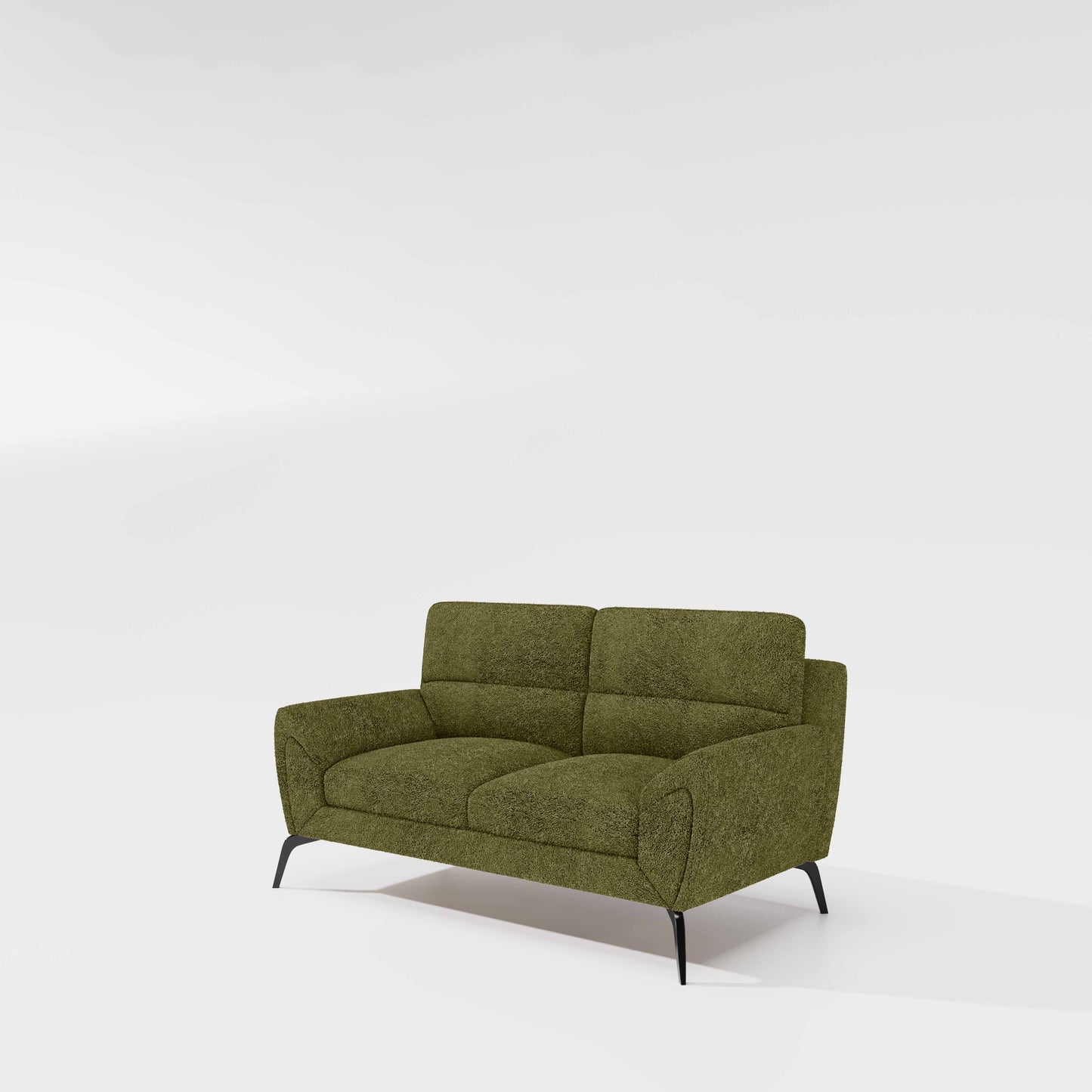 Octave 2 Seater Boucle Fabric - Dried herb