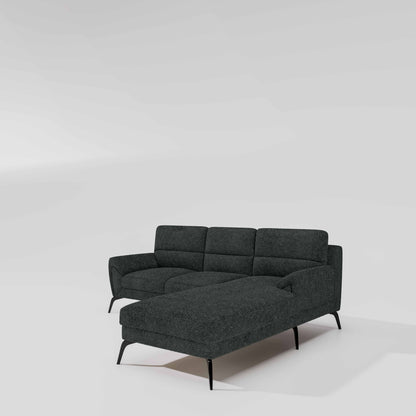 Octave 2 Seater Sofa with RH Lounger Boucle Fabric  - Sedona Sage