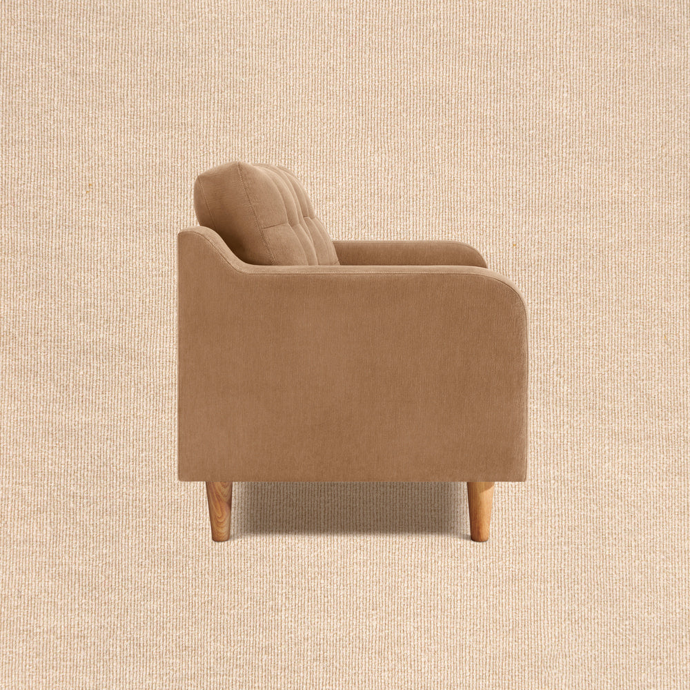 Ease Plus Beige Fabric 2 seater sofa