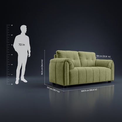 cocoon-olive-green-fabric-2-seater-sofa