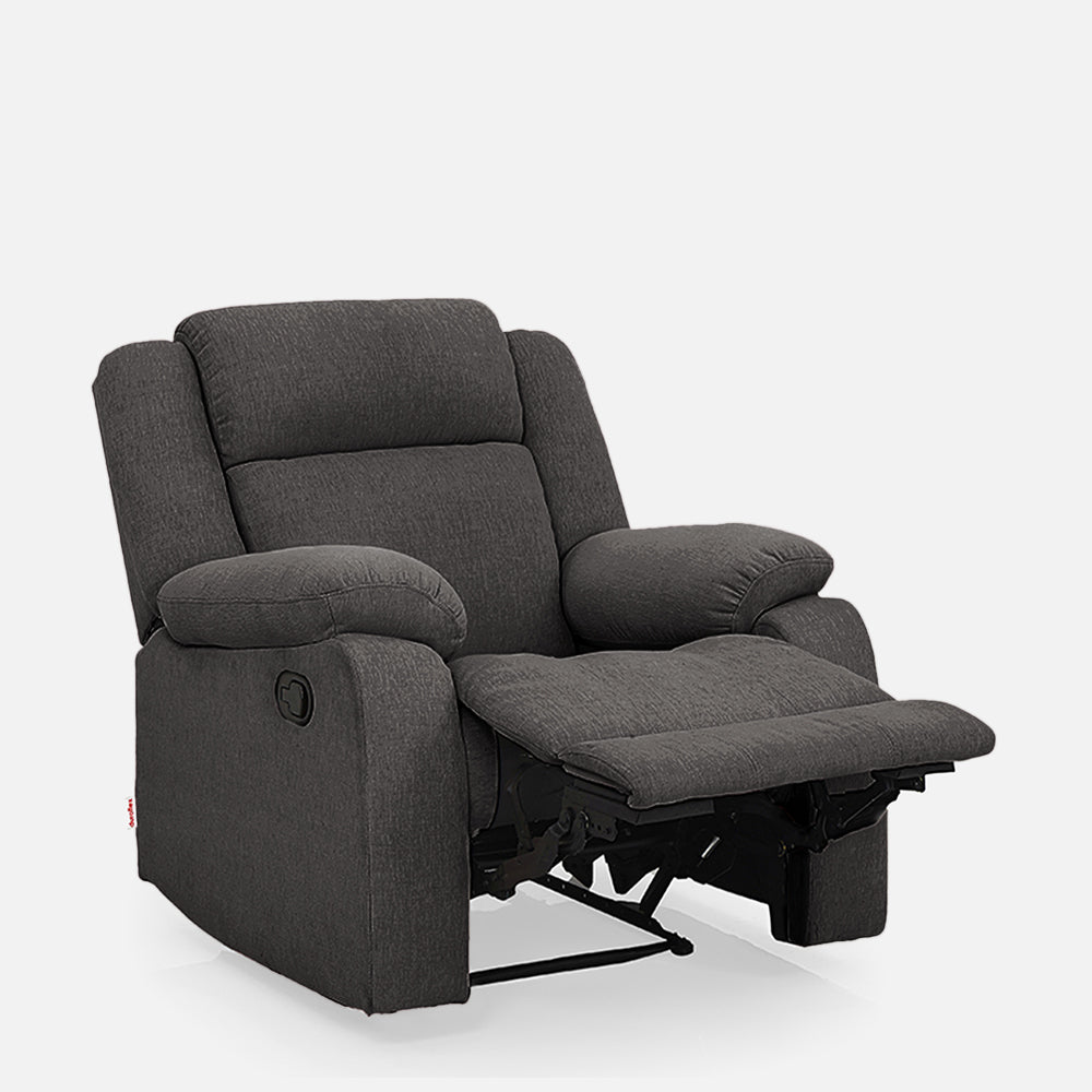 Avalon Grey Fabric Recliner