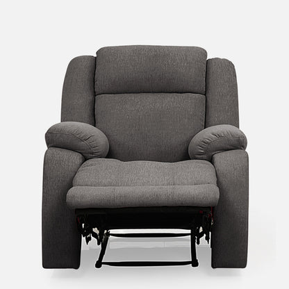 Avalon Motorized Electric Powered Grey Fabric Recliner