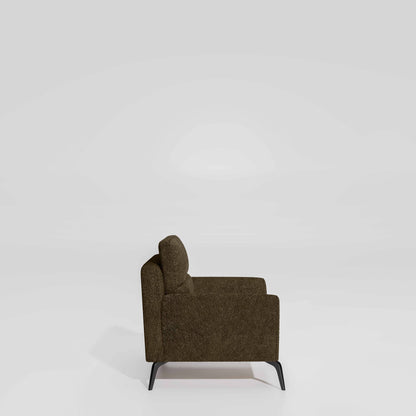 Octave 1 Seater Seater-Boucle Fabric - Sepia
