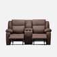 Avalon Twin Dark Brown Fabric Recliner 2 Seater