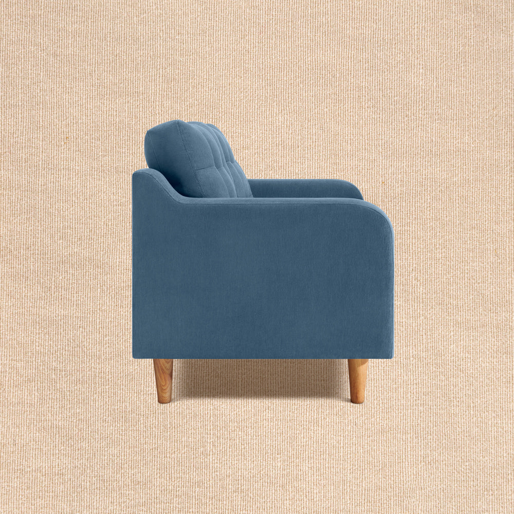 Ease Plus Blue Fabric 2 seater sofa