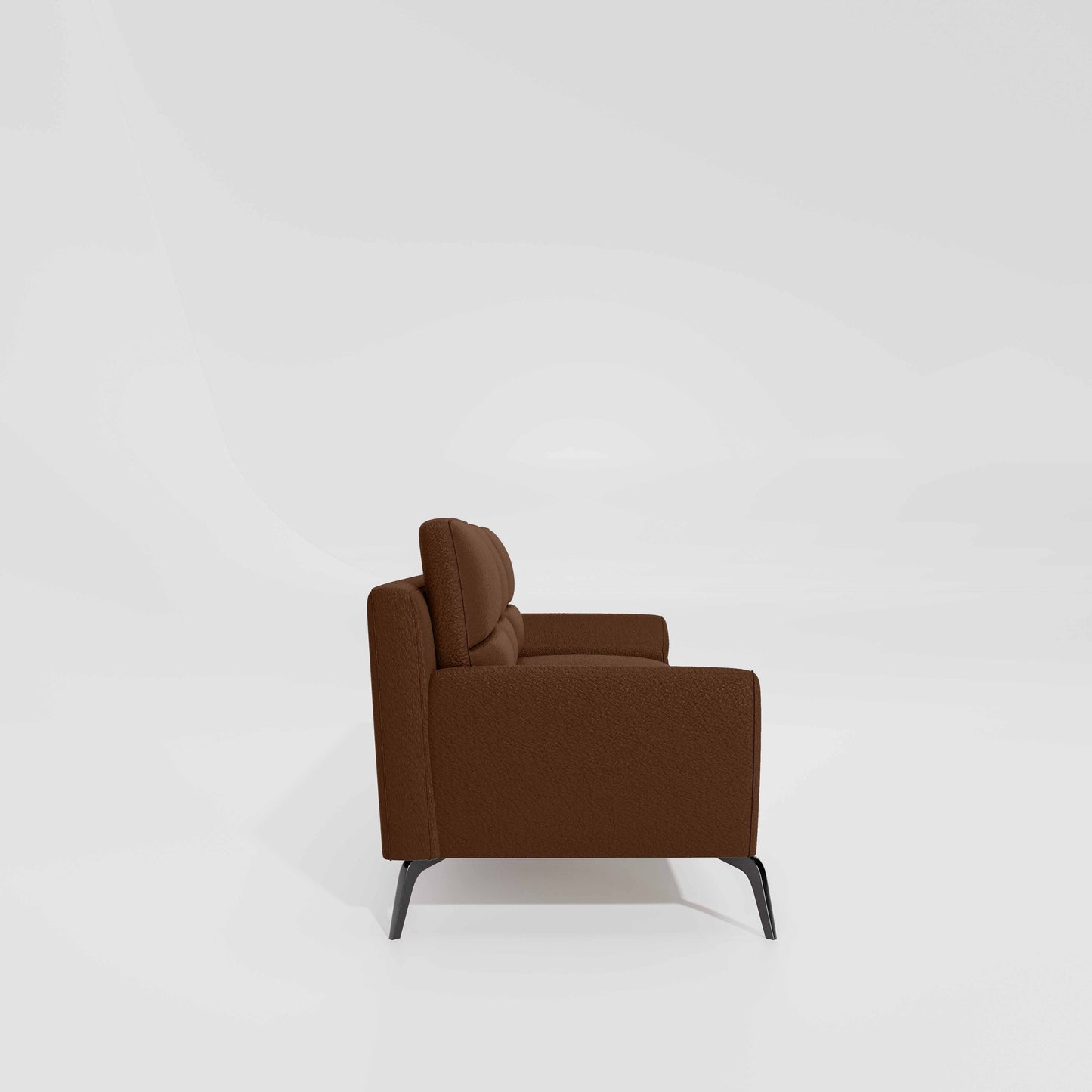 Octave 3 Seater Suede Fabric - Cappuccino