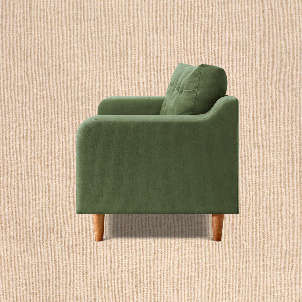 ease|plus|green|fabric|3|seater|sofa