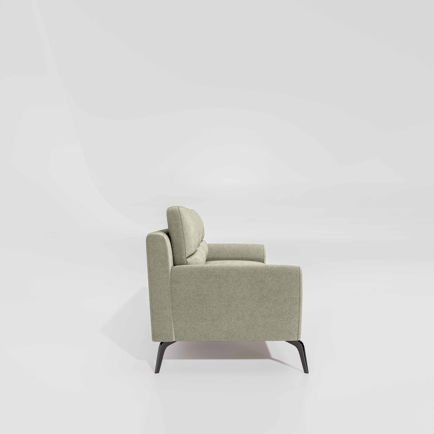 Octave 3 Seater Water & Stain Repellent Fabric - Pistachio shell
