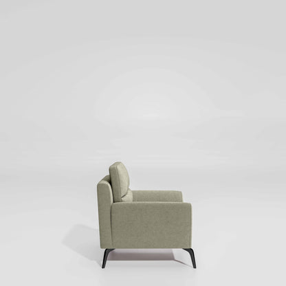 Octave 1 Seater Seater-Water & Stain Repellent Fabric - Pistachio shell