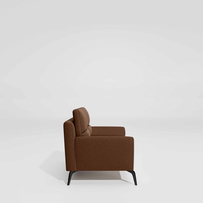 Octave 2 Seater Suede Fabric - Cappuccino