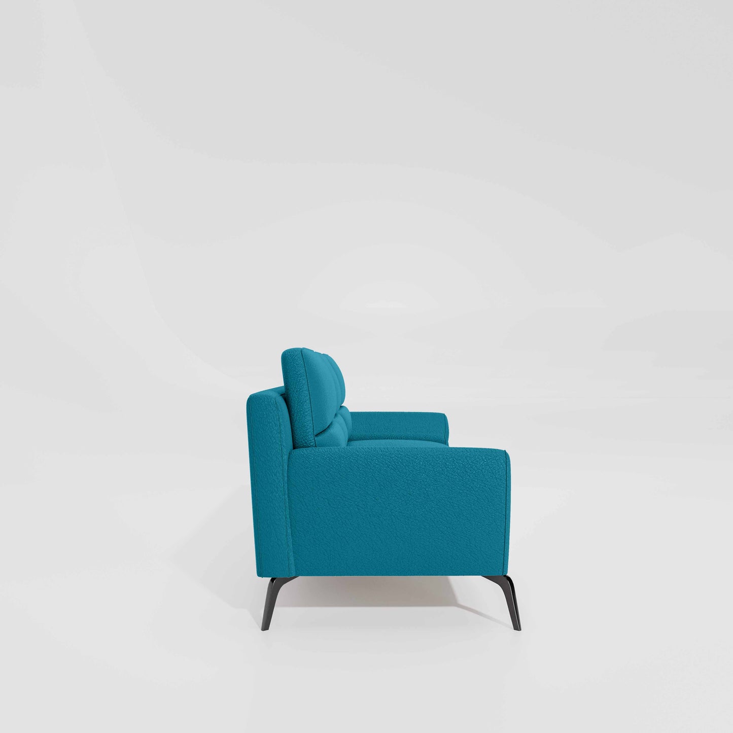 Octave 3 Seater Suede Fabric - Celestial blue