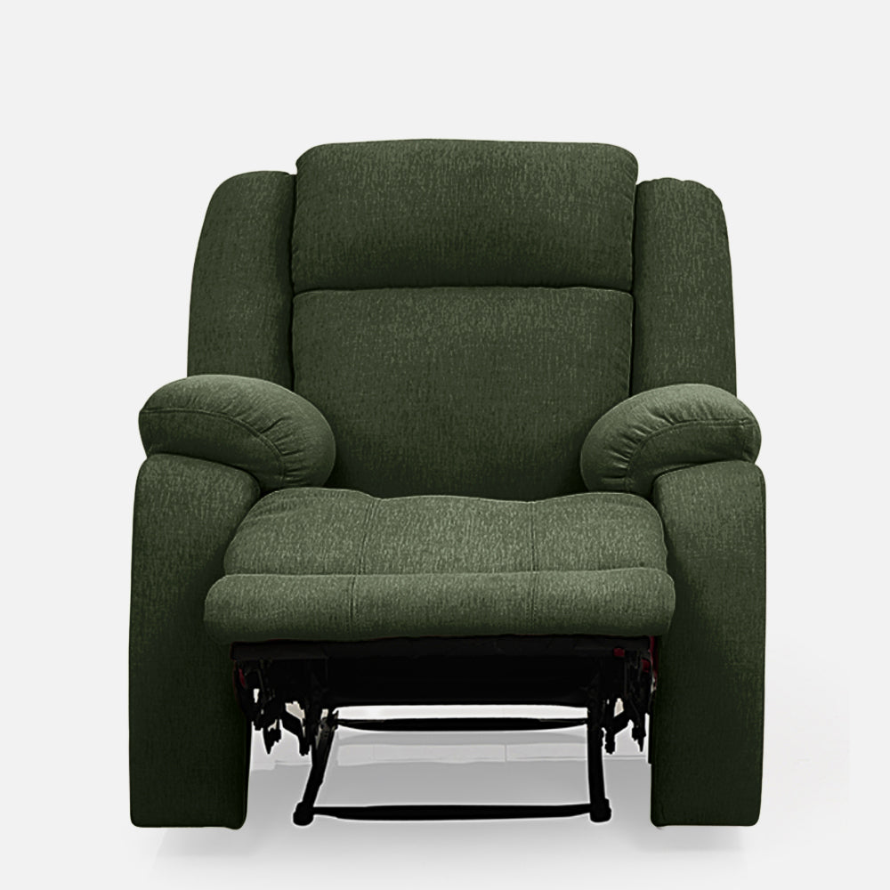 Avalon Motorized Electric Powered Sap Green Fabric Recliner