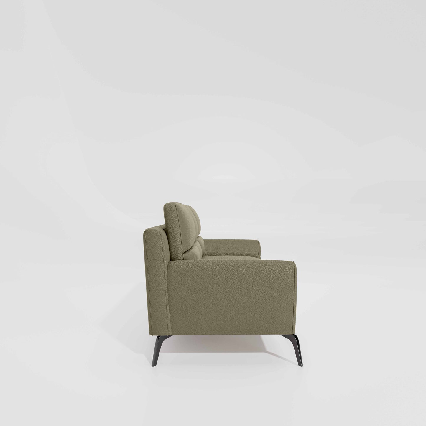 Octave 3 Seater Suede fabric - Almond milk