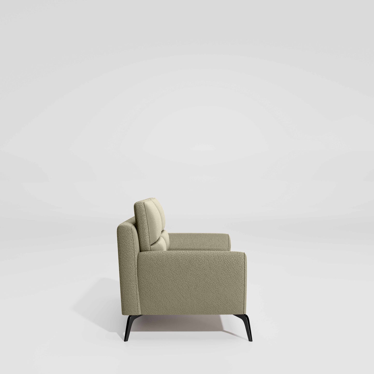 Octave 2 Seater Suede fabric - Almond milk