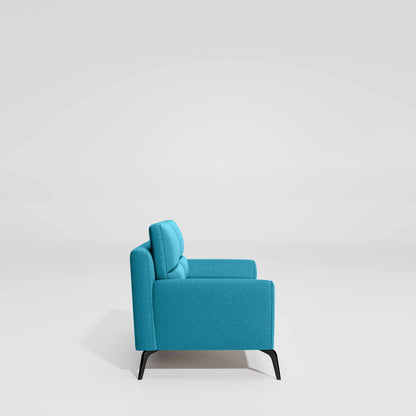 Octave 2 Seater Suede Fabric - Celestial blue