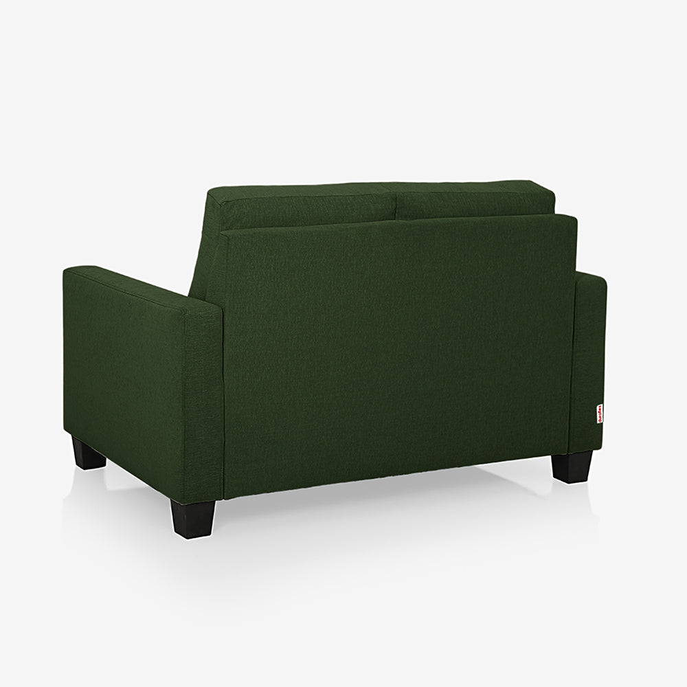 Ease Green Fabric 2 Seater Sofa