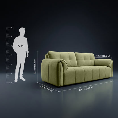 cocoon-olive-green-fabric-3-seater-sofa