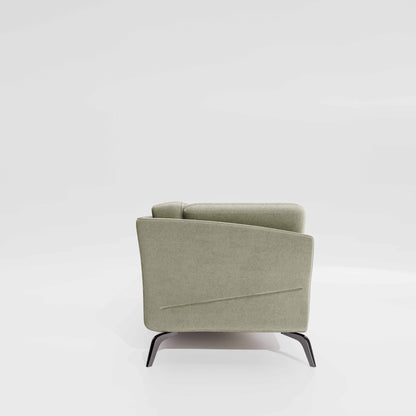Symphony 1 Seater Water & Stain Repellent Fabric - Pistachio Shell