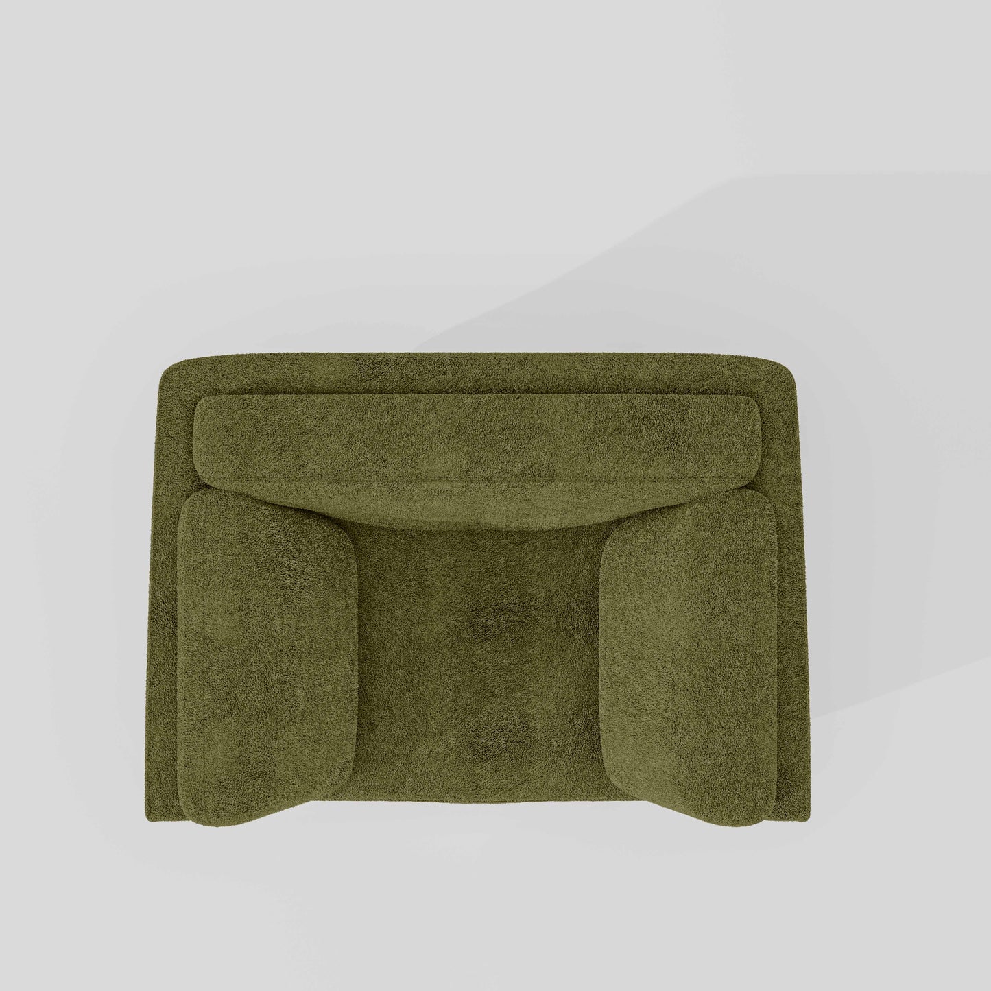 Symphony 1 Seater Boucle Fabric - Dried Herb