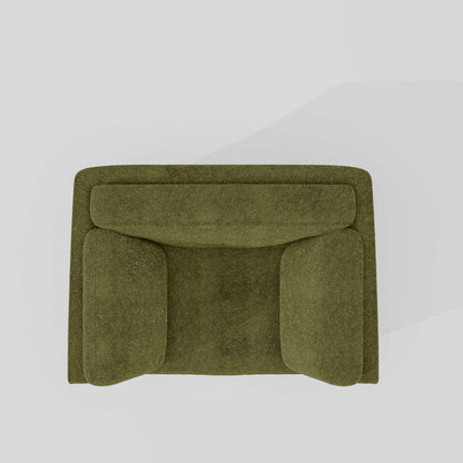 Symphony 1 Seater Boucle Fabric - Dried Herb