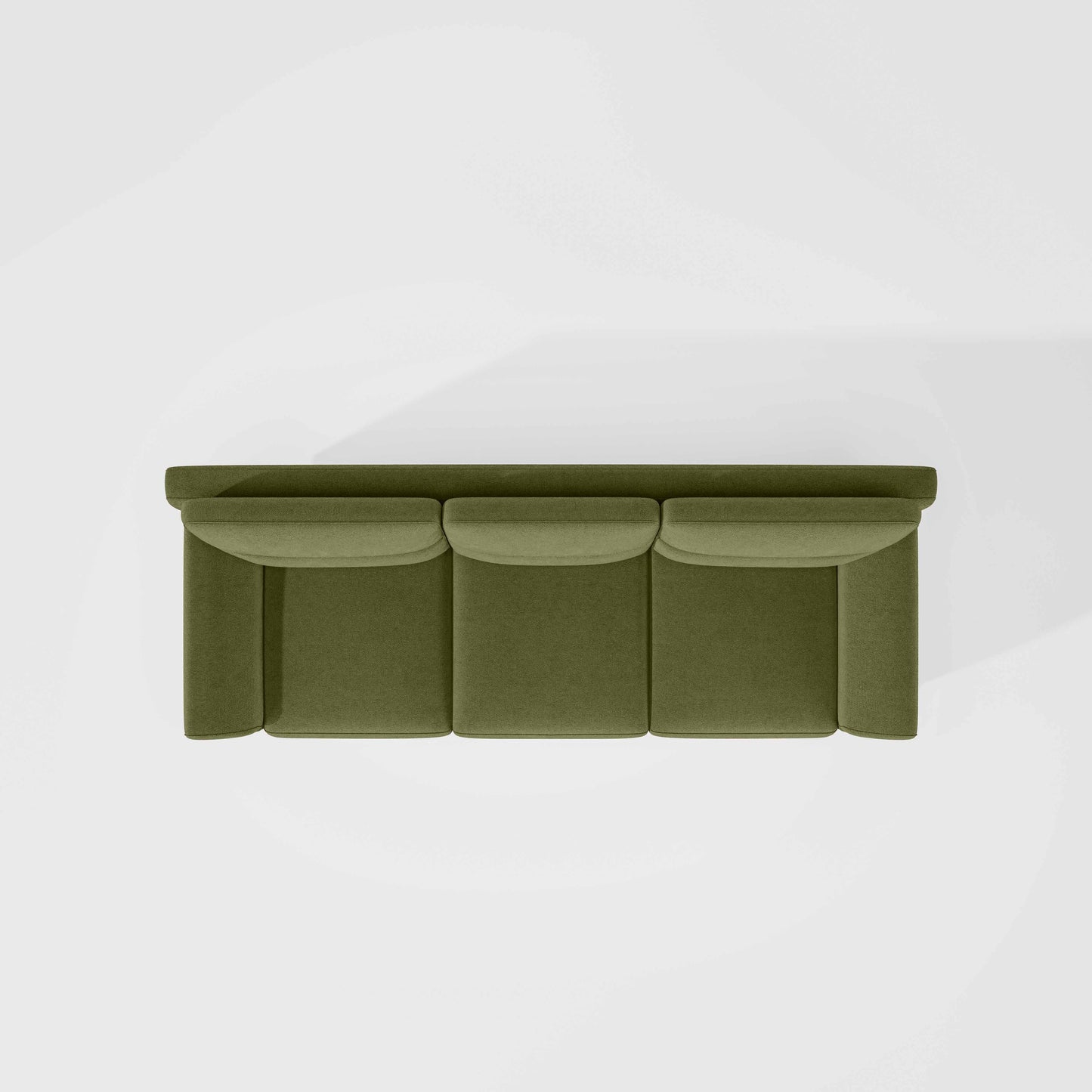 Octave 3 Seater Water & Stain Repellent Fabric - Sage green