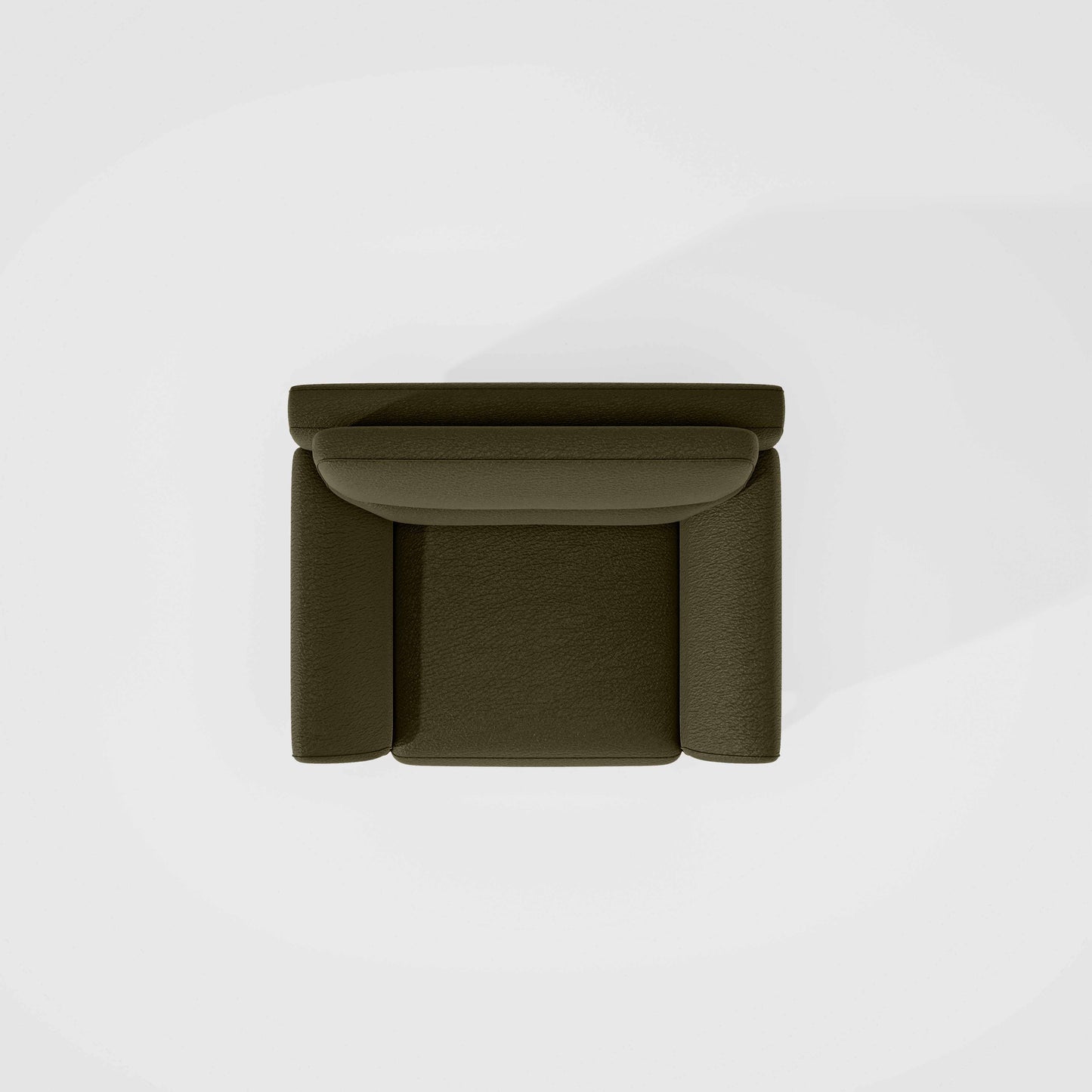 Octave 1 Seater Seater-Suede fabric - Avocado