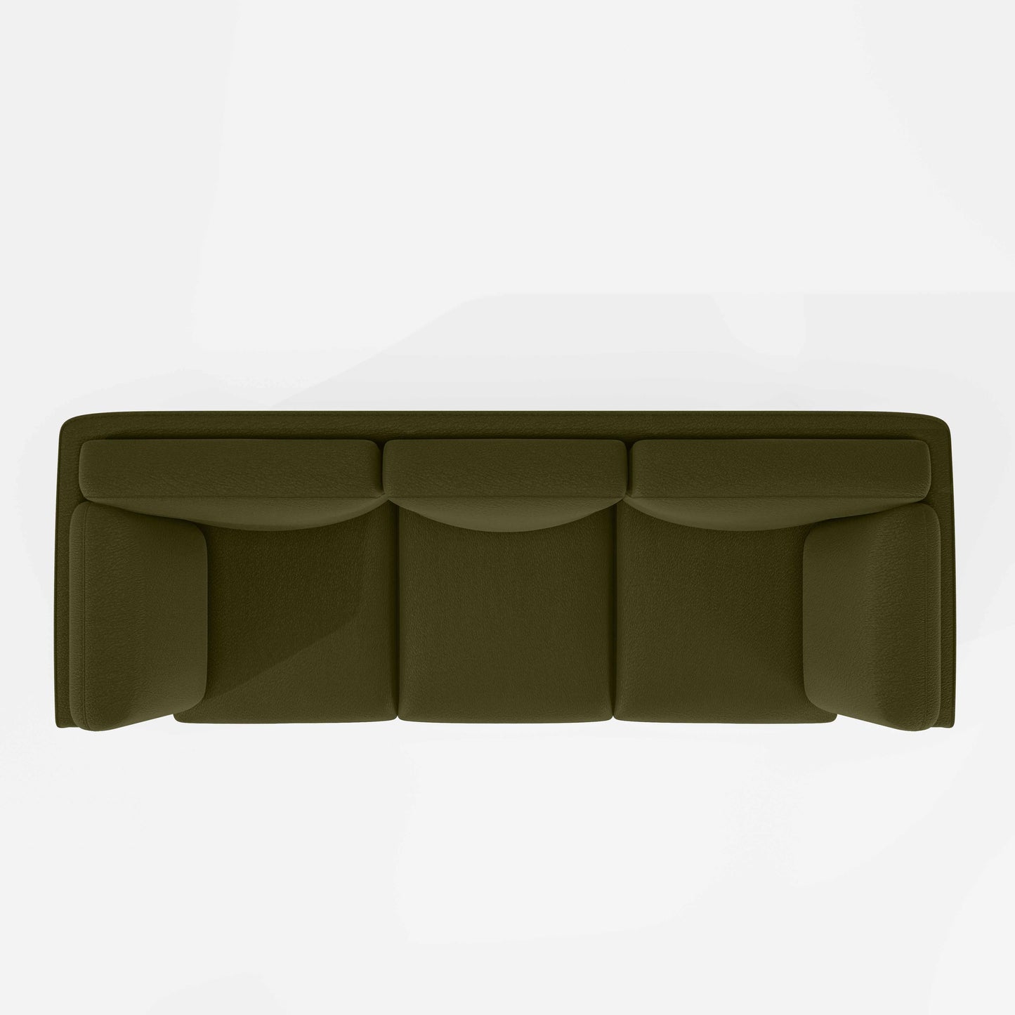 Symphony 3 Seater Suede fabric - Avocado