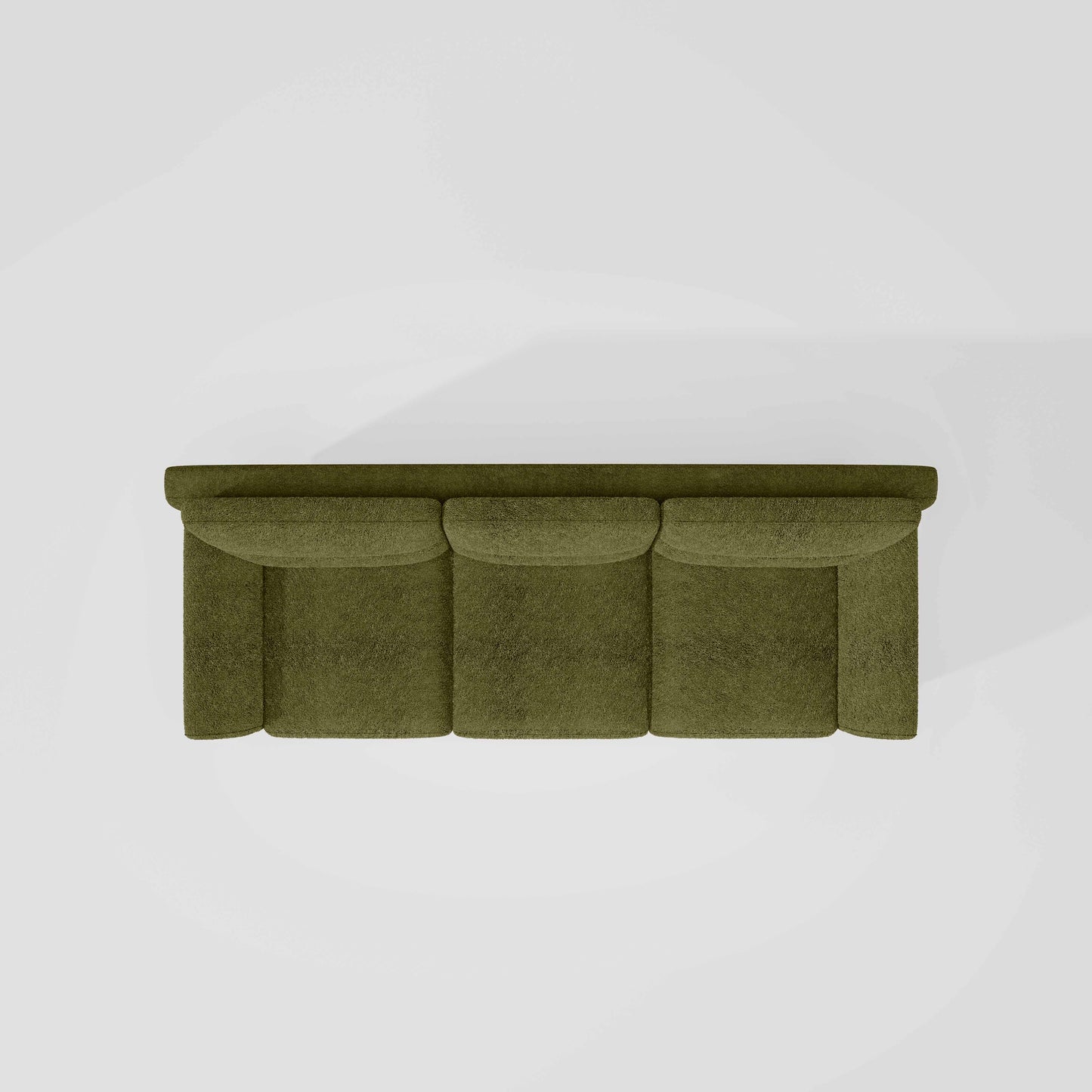 Octave 3 Seater Boucle Fabric - Dried herb