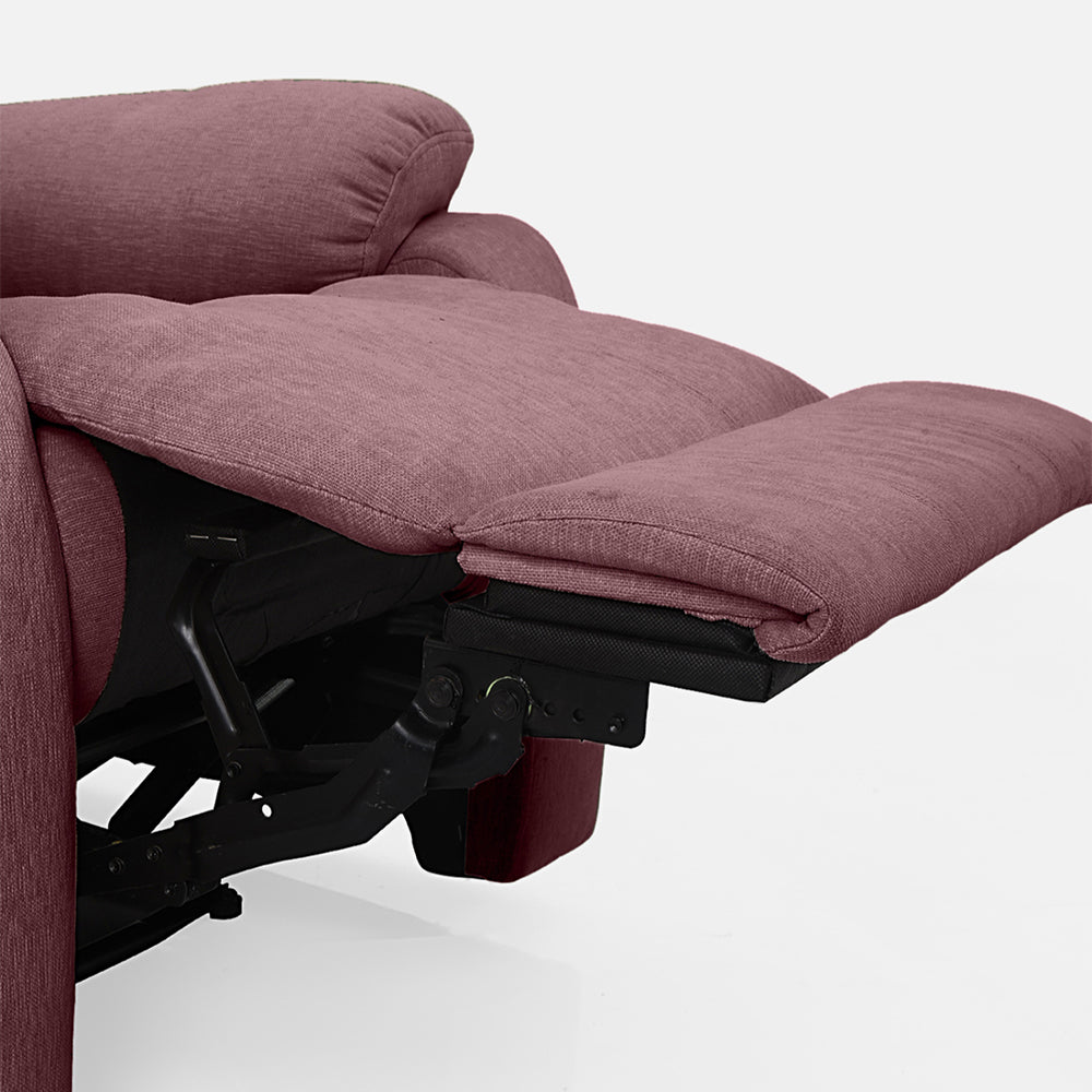Avalon Pink Fabric Recliner
