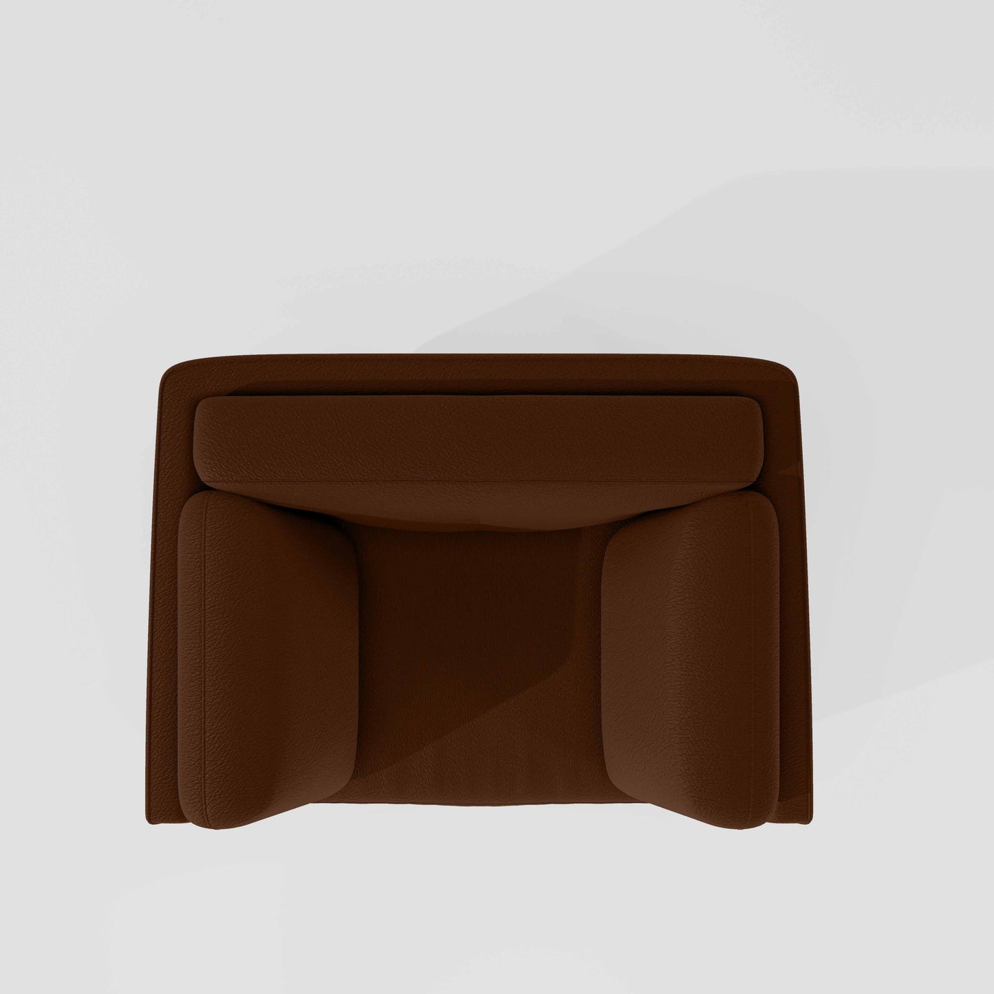 Symphony 1 Seater Suede fabric - Cappuccino