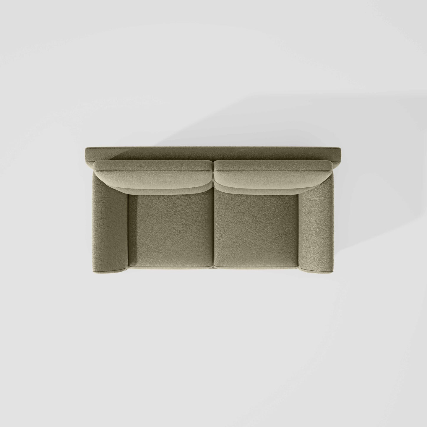 Octave 2 Seater Suede fabric - Almond milk