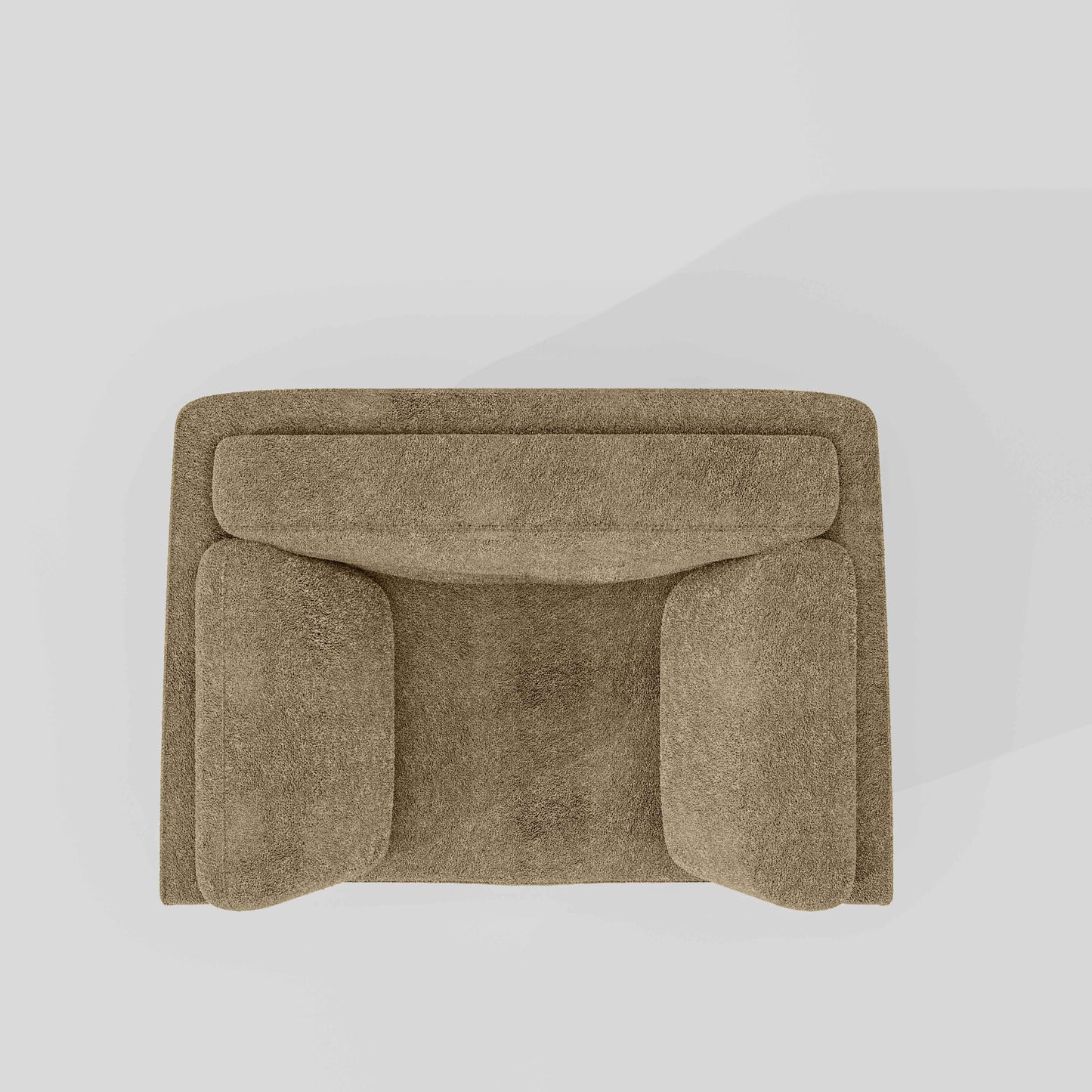 Symphony 1 Seater Boucle Fabric - Irish Cream