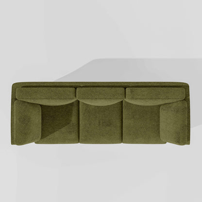 Symphony 3 Seater Boucle Fabric - Dried herb