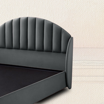 Wave Plus Adjustable Bed Celeste Upholstered Bed (Grey)+ Wave Kinect Reva Mattress 8"(20.3cm)