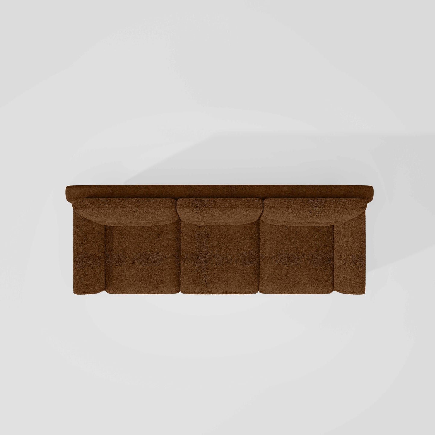 Octave 3 Seater Boucle Fabric - Caramel