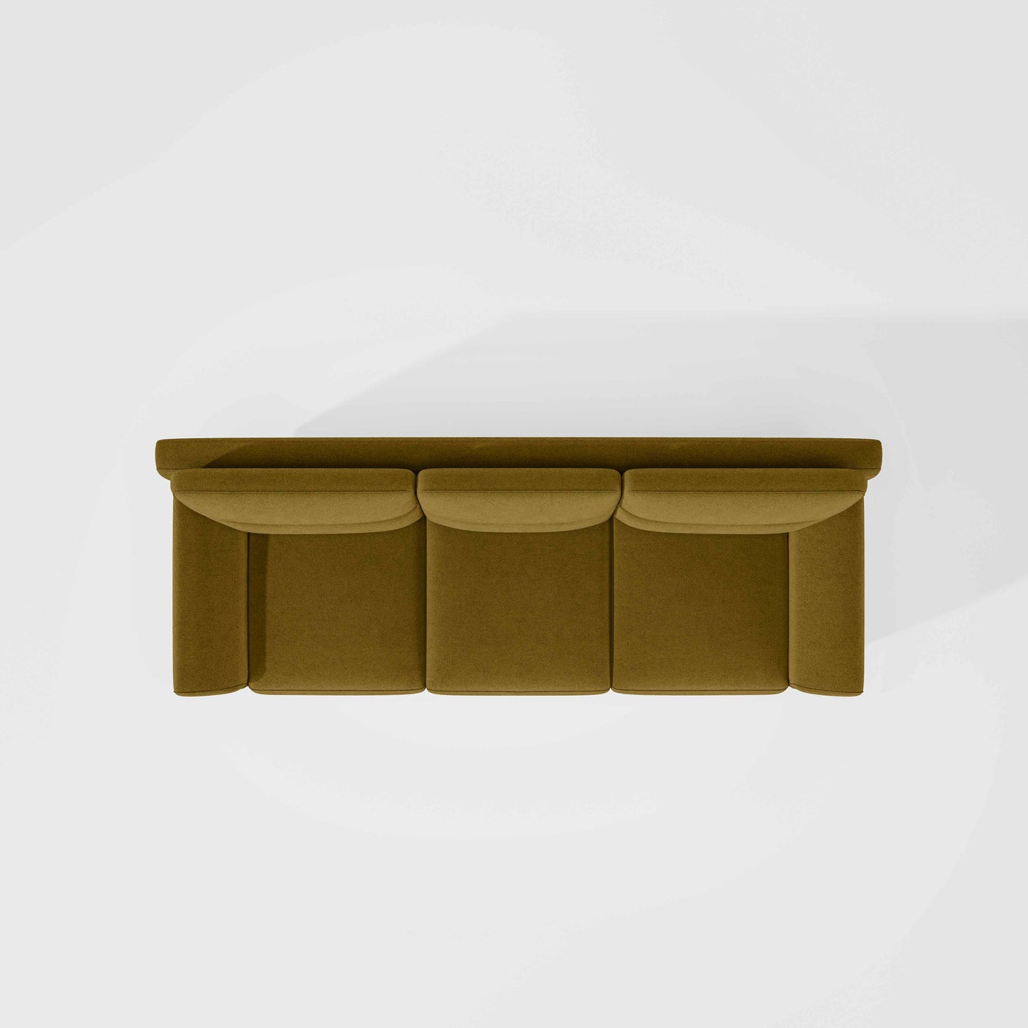 Octave 3 Seater Water & Stain Repellent Fabric - Honey