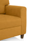 Utopia Fabric Sofa | 1 seater | Yellow |  Duroflex Furniture
