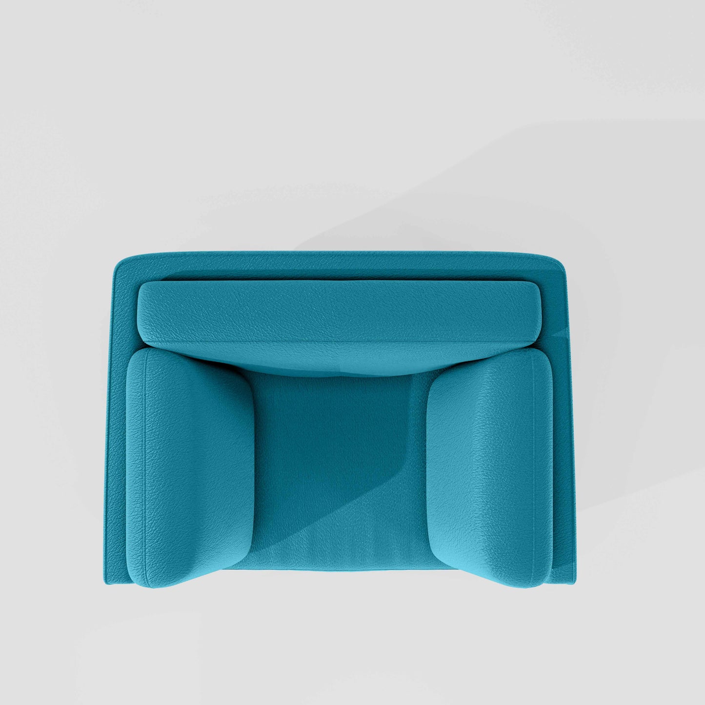 Symphony 1 Seater Suede fabric - Celestial Blue