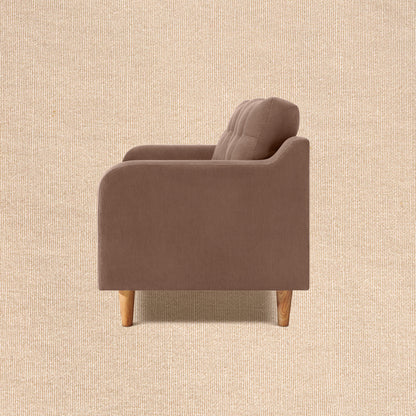 Ease Plus Brown Fabric 2 seater sofa