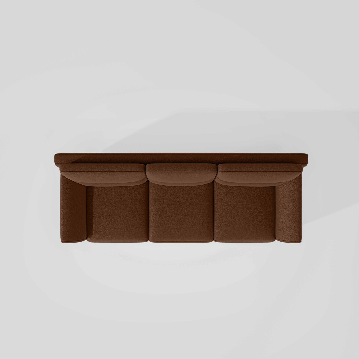 Octave 3 Seater Suede Fabric - Cappuccino