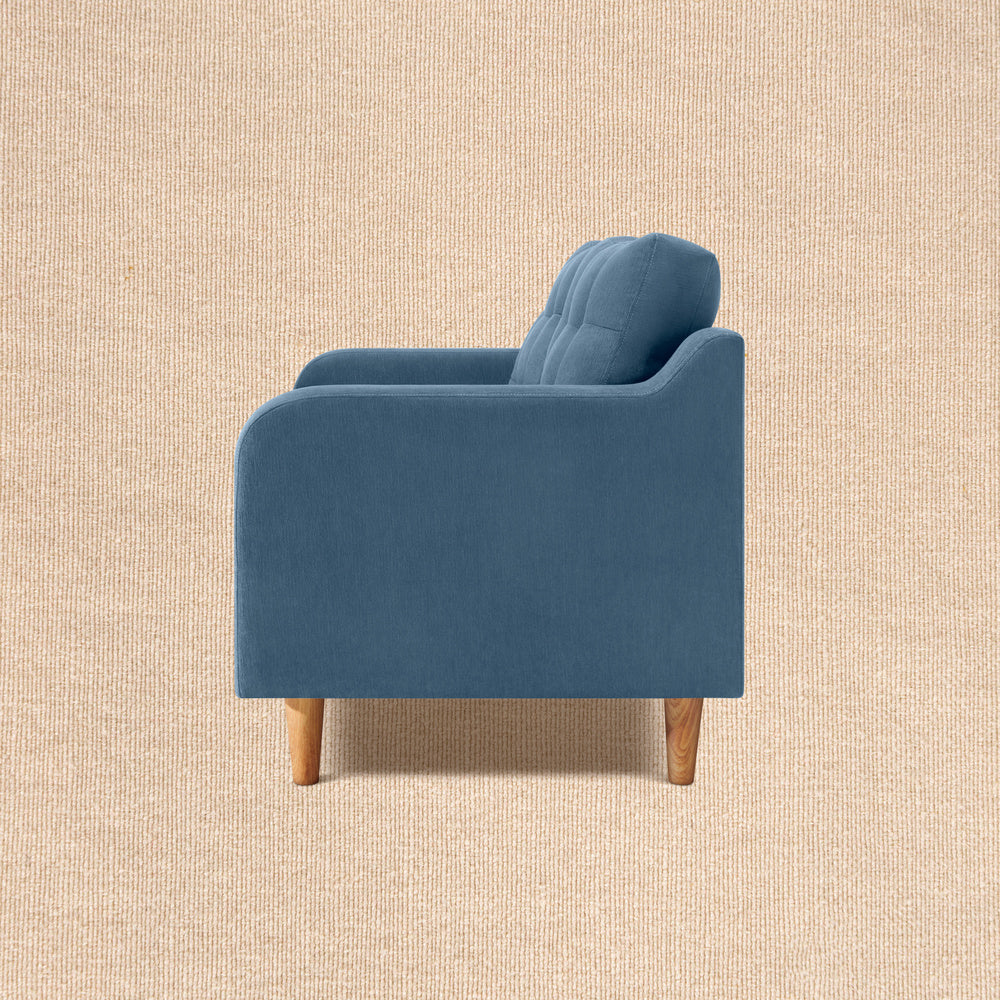 Ease Plus Blue Fabric 2 seater sofa