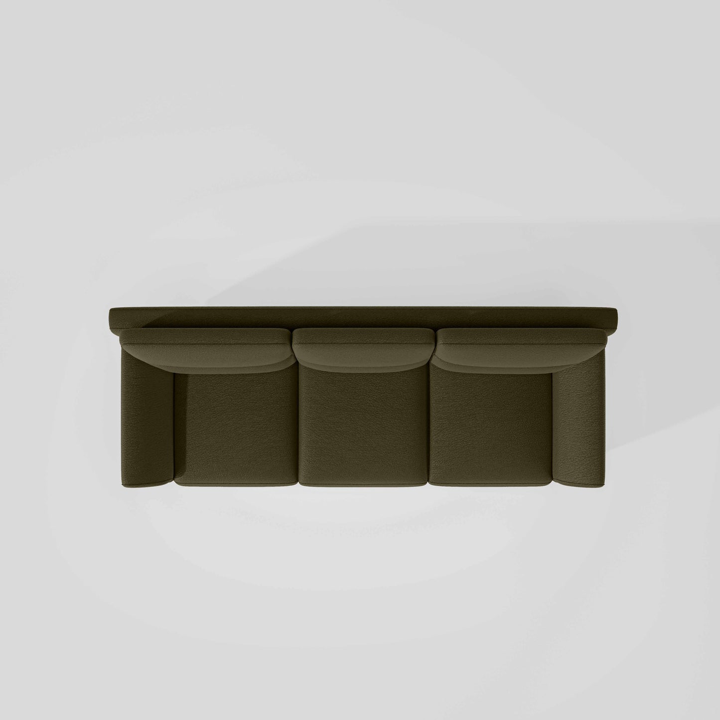 Octave 3 Seater Suede fabric - Avocado