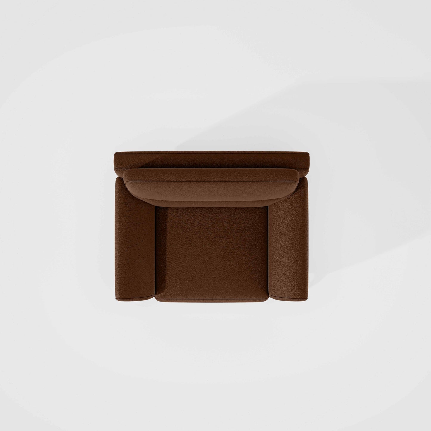Octave 1 Seater Seater-Suede fabric - Cappuccino